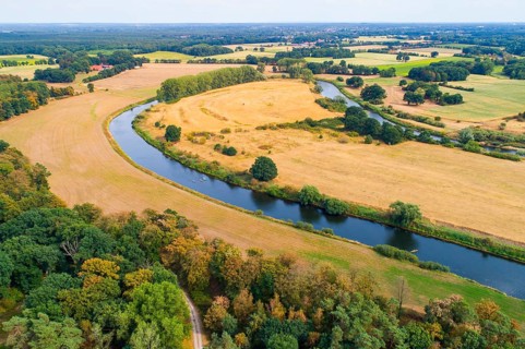 Aerial view of the Ems