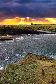 Evening sky on the coast