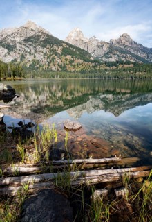 Reflection in Taggart Lake