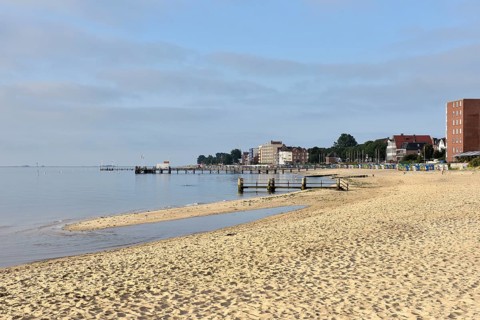 Water area and beach of Wyk auf Foehr
