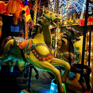 Carousel horses. France