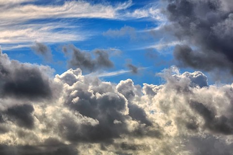 Dramatic cloudy sky