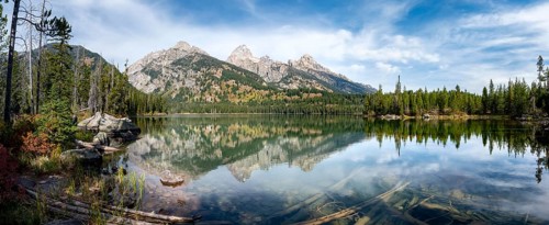 Reflection in Taggart Lake