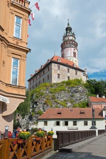 Cesky Krumlov Castle with Castle Tower