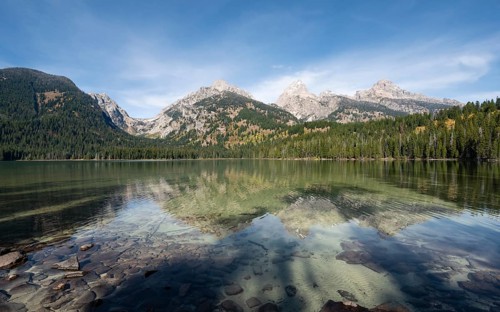 Reflection in Taggart Lake