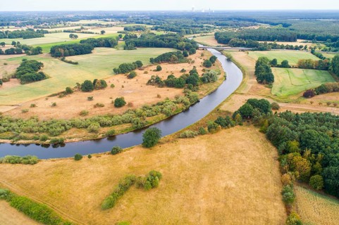 Aerial view of the Ems