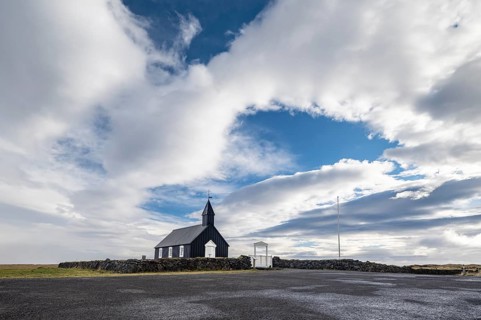 Black Wooden Church