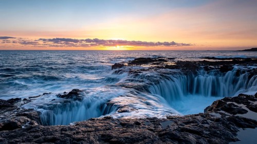Sunrise at El Bufadero de La Garita