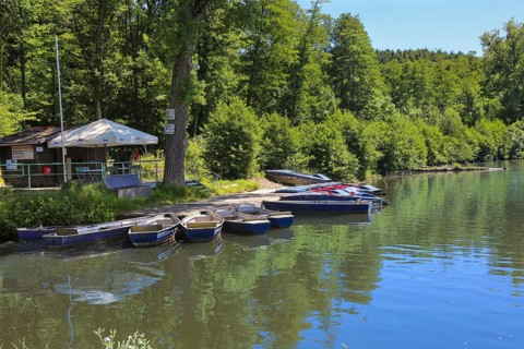 Roggenburg pond path