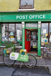 Post Office in Irish national colours