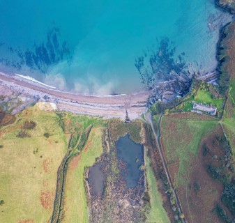 Top Down view of Man Sands