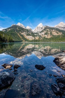 Reflection in Taggart Lake