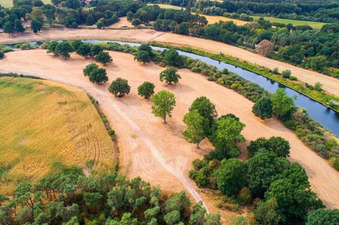 Aerial view of the Ems