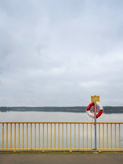Lifebuoy at Lake Tegel