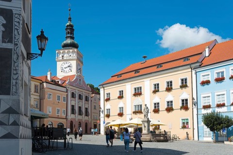 Market Square with Town Hall and Pomona Fountain