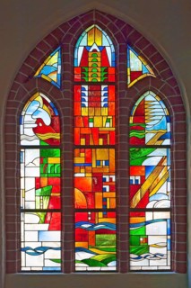 Church window Lobgesang