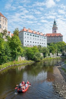 Cesky Krumlov Castle with Castle Tower