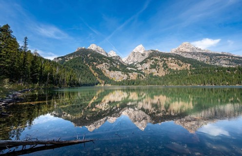 Reflection in Taggart Lake
