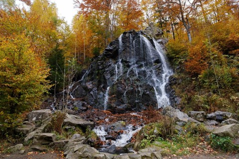 Radau waterfall in autumn