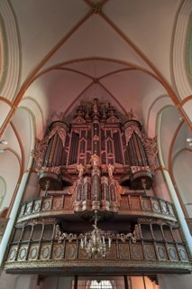 Large baroque organ