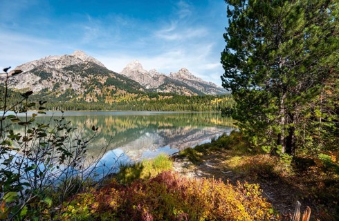 Reflection in Taggart Lake