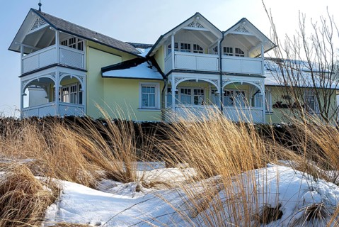 Traditional house in the Baltic resort of Binz