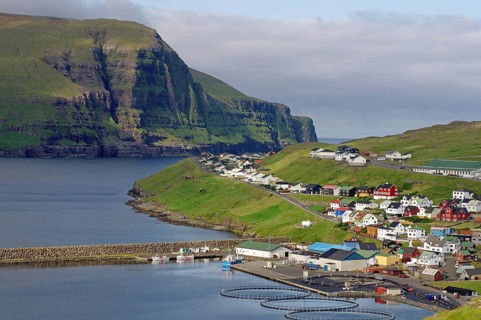Small village with harbour