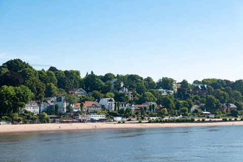 View of Elbstrand