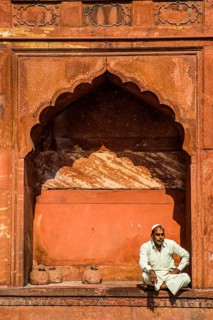 Resting Muslim