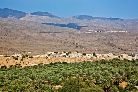 Old clay settlement Al Hamra