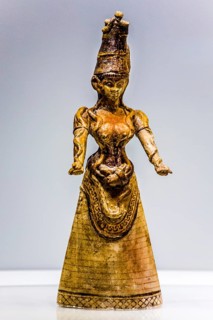 Goddess of the Serpents from the Palace of Knossos