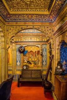 Wall painting in the living quarters