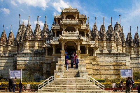 Temple staircase