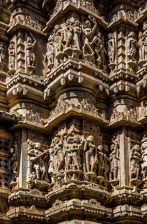 Relief with depictions of Vishnu