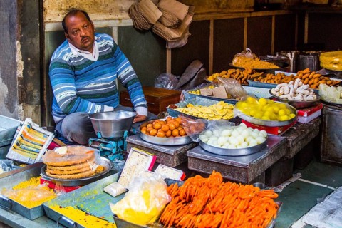 Colourful market