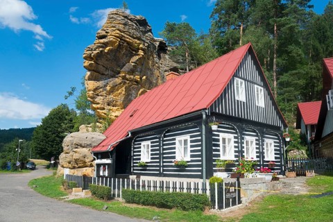 Half-timbered house