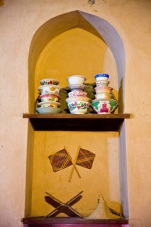 Wall rega with Koran stand