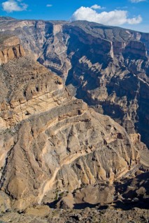 Canyons on the Massif of Jabal Akhdar