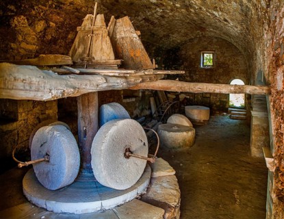 Ruin of an old oil mill