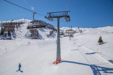 Steinplatte chairlift and Kammerkoer downhill run