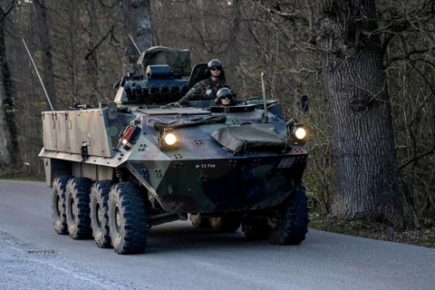 Mowag Piranha wheeled infantry fighting vehicle