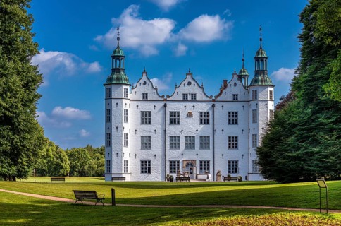 Ahrensburg Castle in Schleswig Holstein