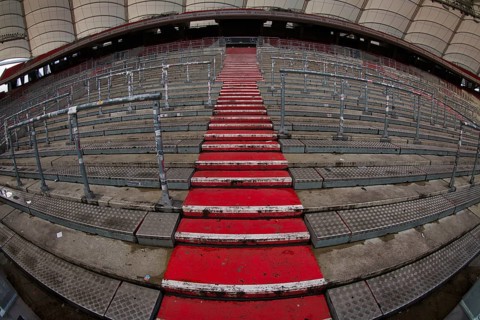 Empty grandstand