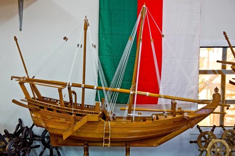 Model of a dhow