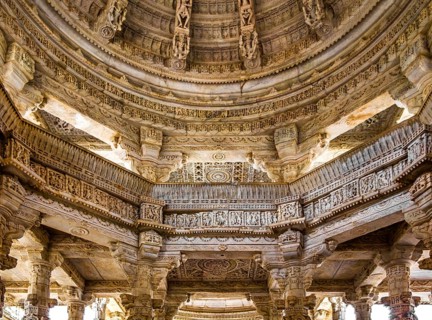 Finest marble relief in the Ranakpur temple complex