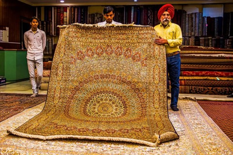 Carpet weaving