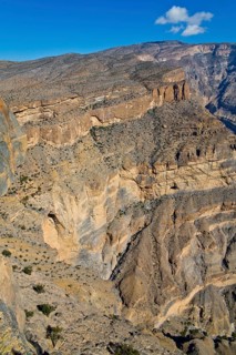 Canyons on the Massif of Jabal Akhdar