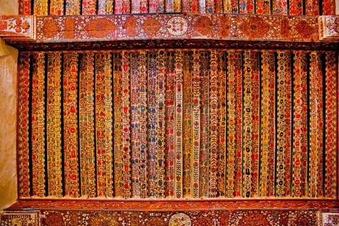 Wooden ceiling