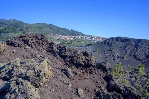 View from the volcanic cone San Antonio