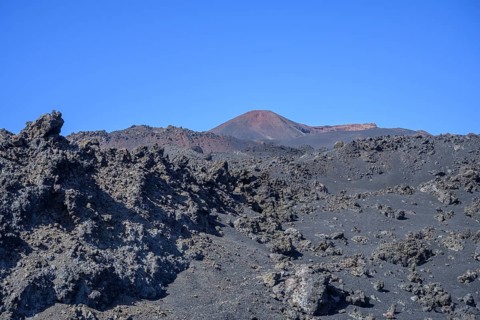 Lava field of the Teneguia volcano
